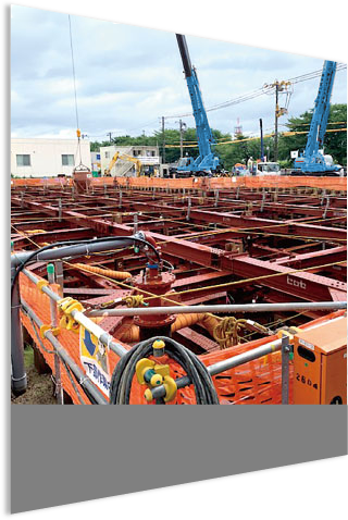 山留支保工架設・解体