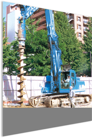 セイフティーオーガ先行削孔打込工法